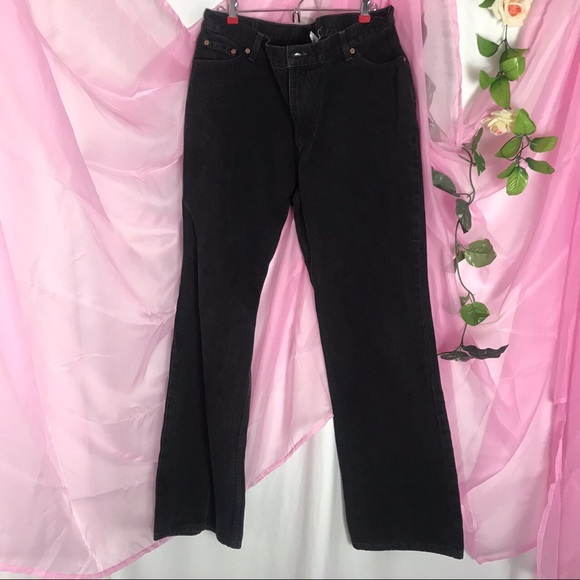 Vintage womans black red tab levis - Picture 1 of 4